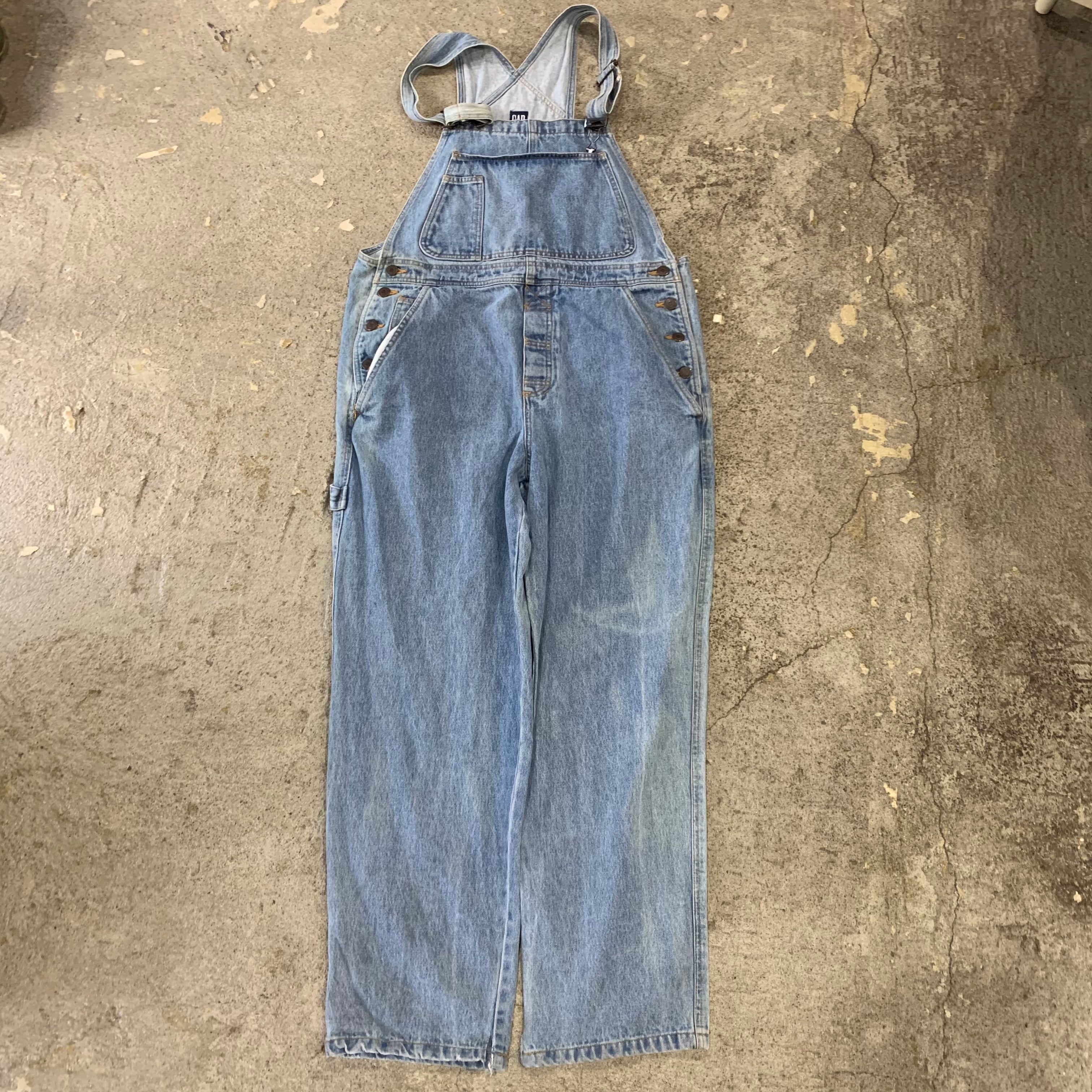 old GAP denim overall