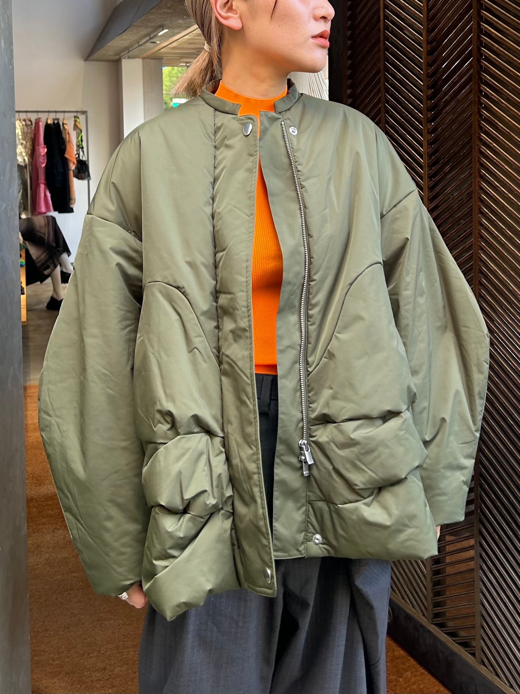 24AW】ENFOLD エンフォルド / SOLID BLOUSON | TRENTオンライン  