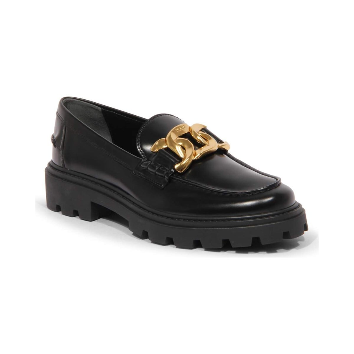 TOD'S トッズ レディース ローファー レザー ブラック