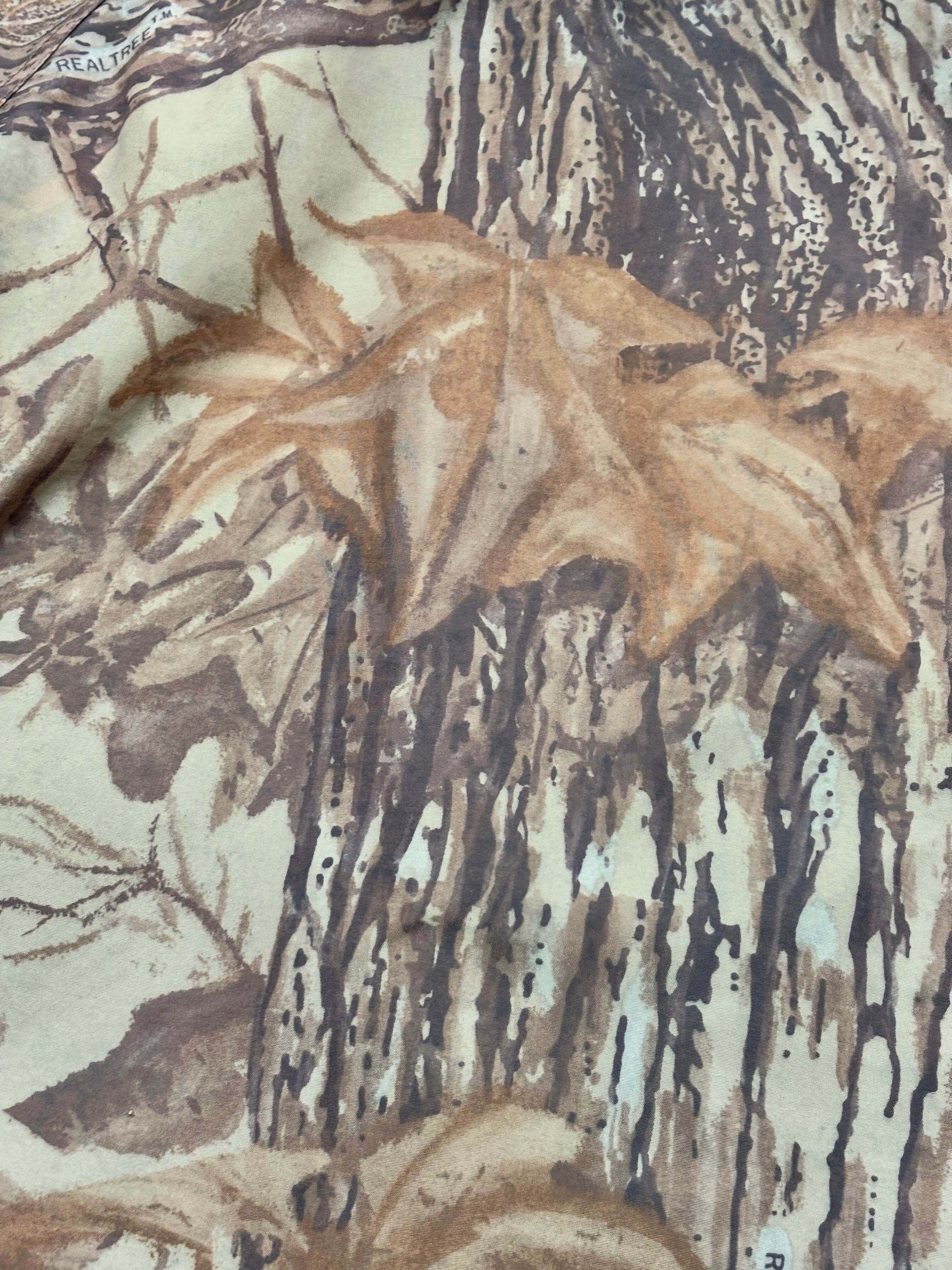 90s OLD STUSSY×Walls/Real Tree camo Nylon parka/USA製/XL/リアル