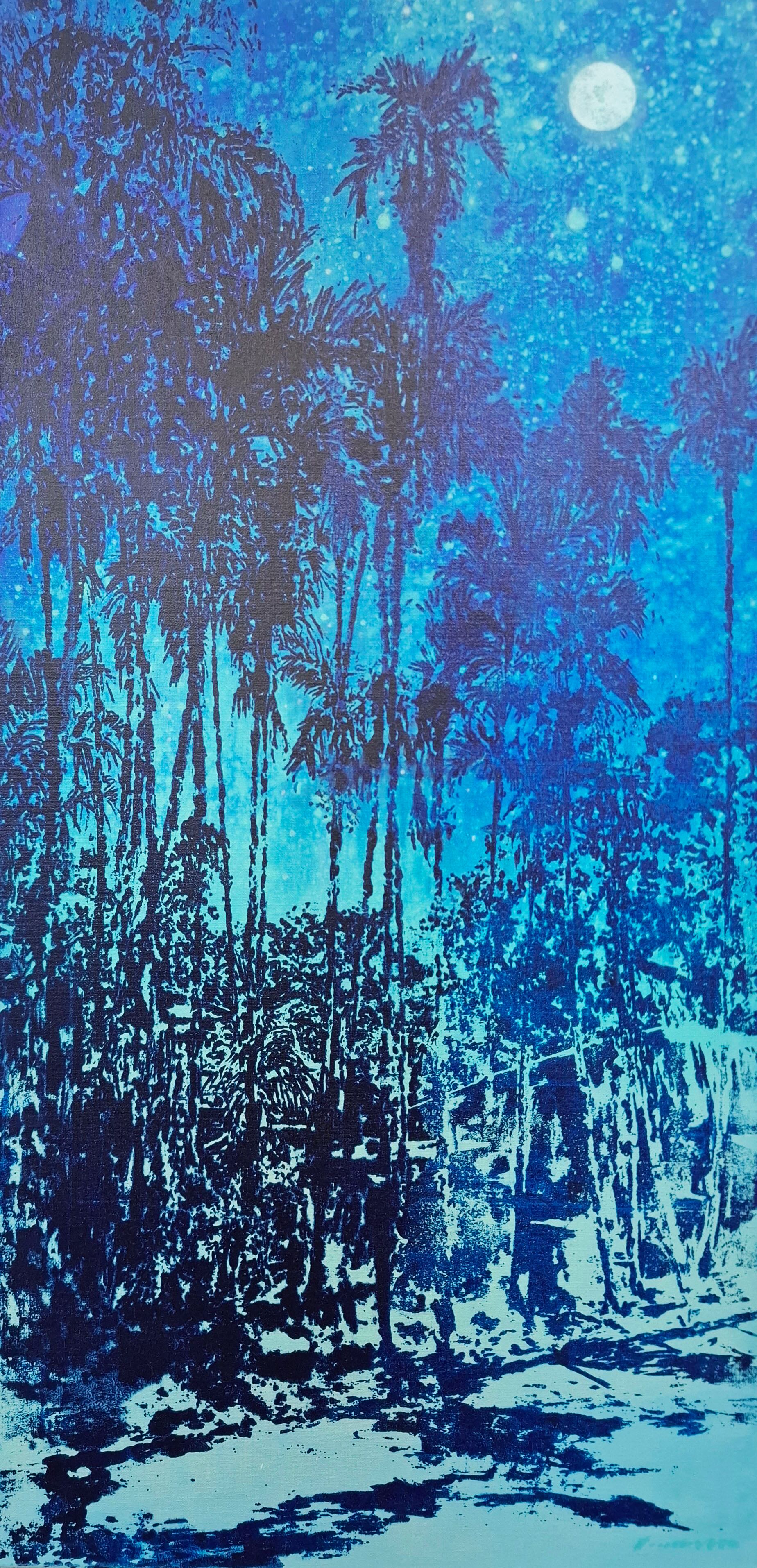 夜と香水」 植村友哉 キャンバス、アクリル | 植村友哉