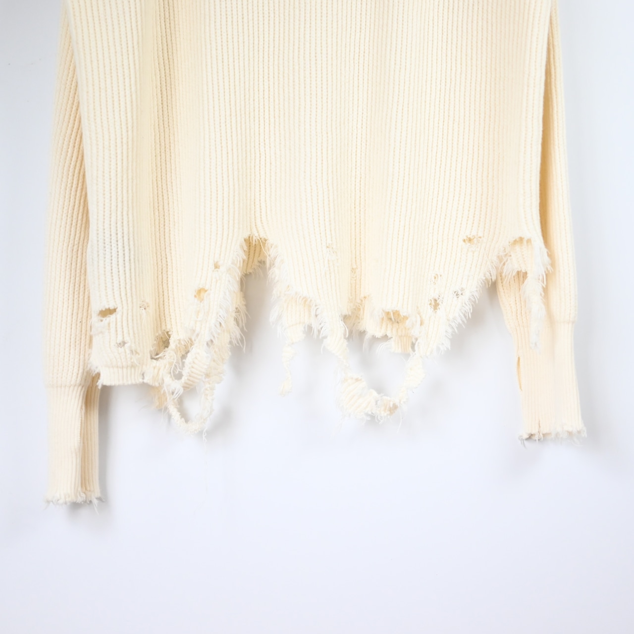 Leh / GANKO別注×damage waffle L/S sweater