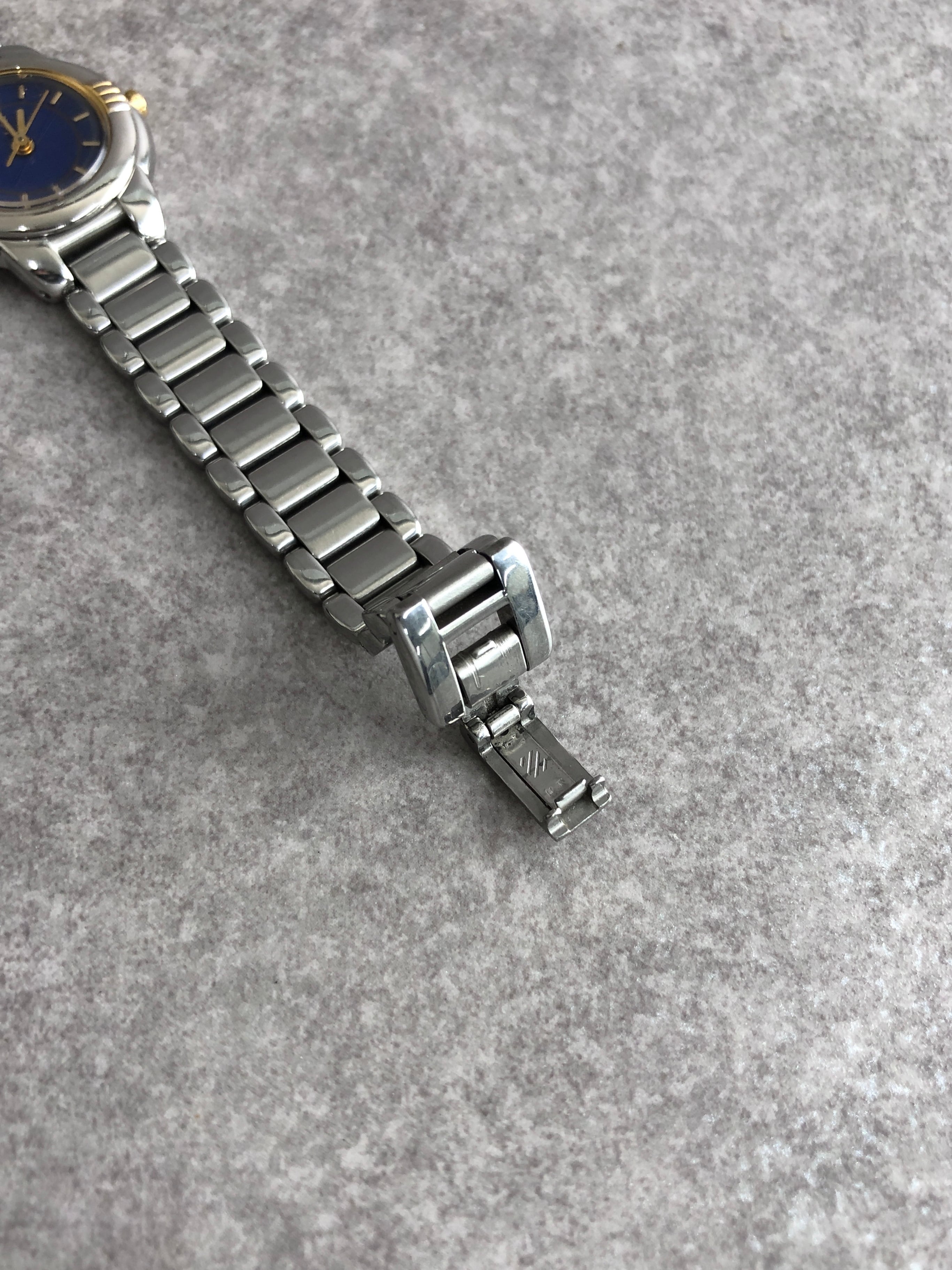 Yves Saint Laurent イヴ・サンローラン 腕時計 シルバー ネイビー YSL