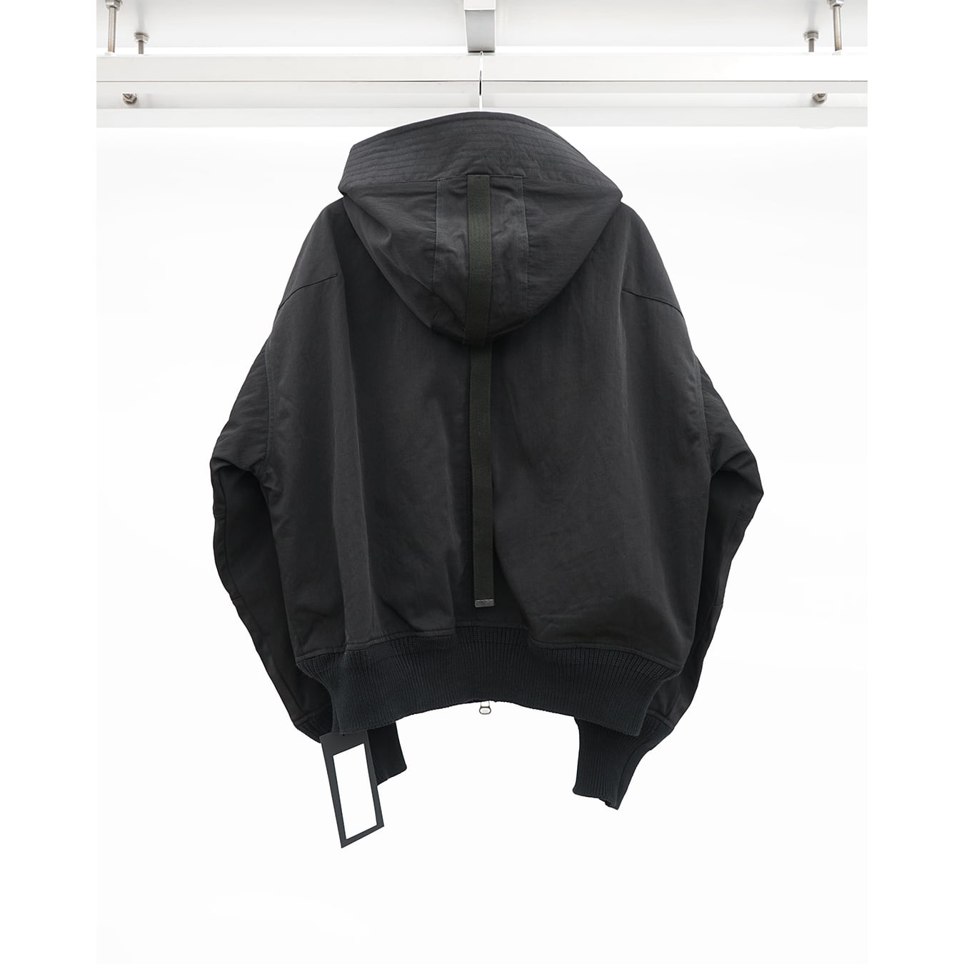 【the Viridi-anne】アシンメトリーフーディ The Viridi-anne] (ザヴィリディアン) VI-3892-06 NYLON/WOOL TWILL