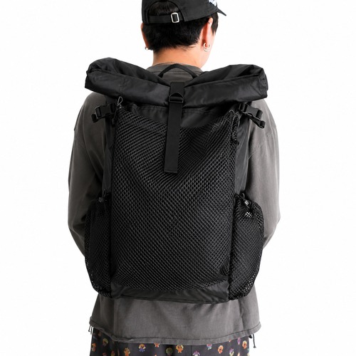 TRAIL BUM FAB 軽量バックパック 25L ロールトップ 小型BUMMERモデル SWSTB080068 トレイルバム BLACK