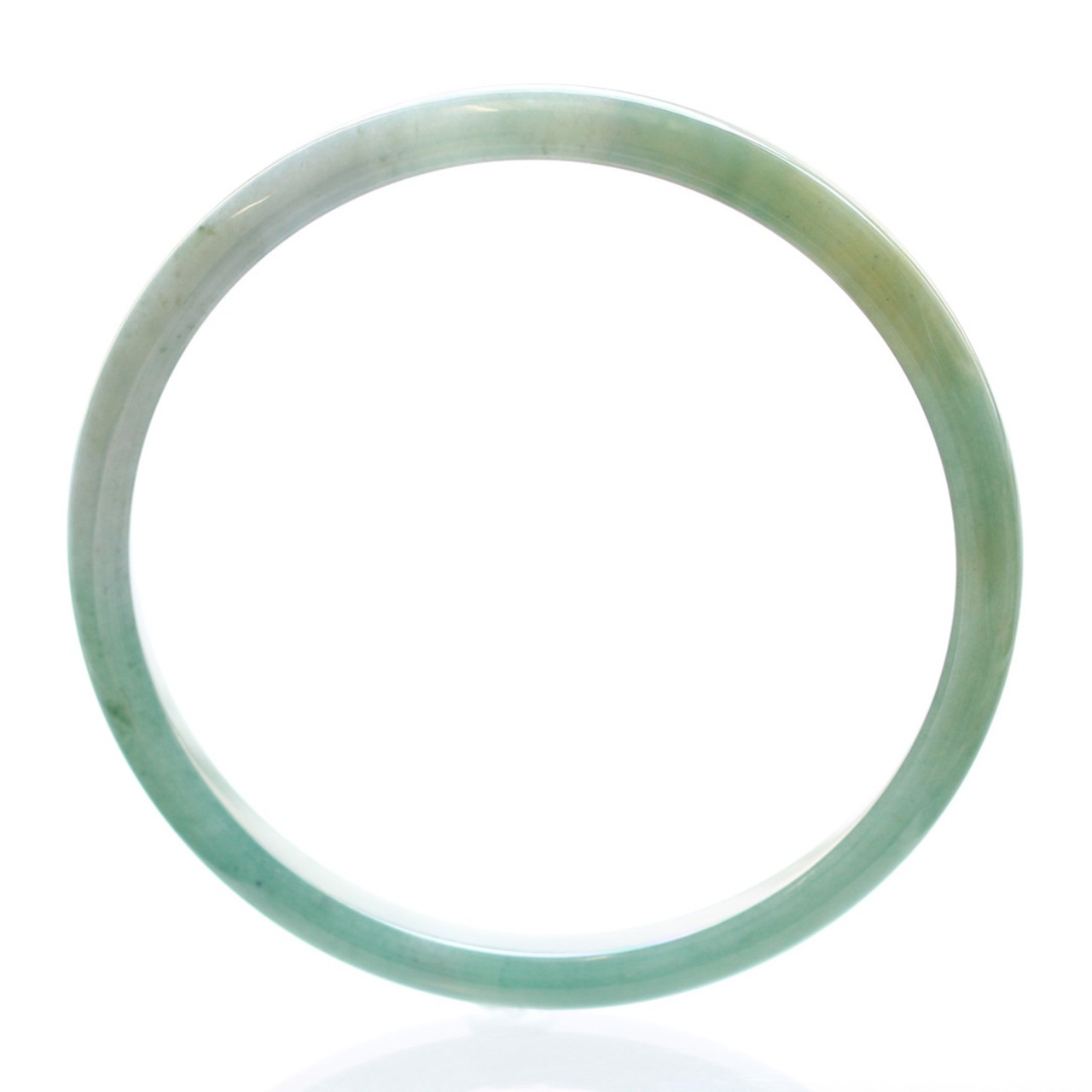 【内径58.5mm】翡翠バングル A貨翡翠 jd_bg1190