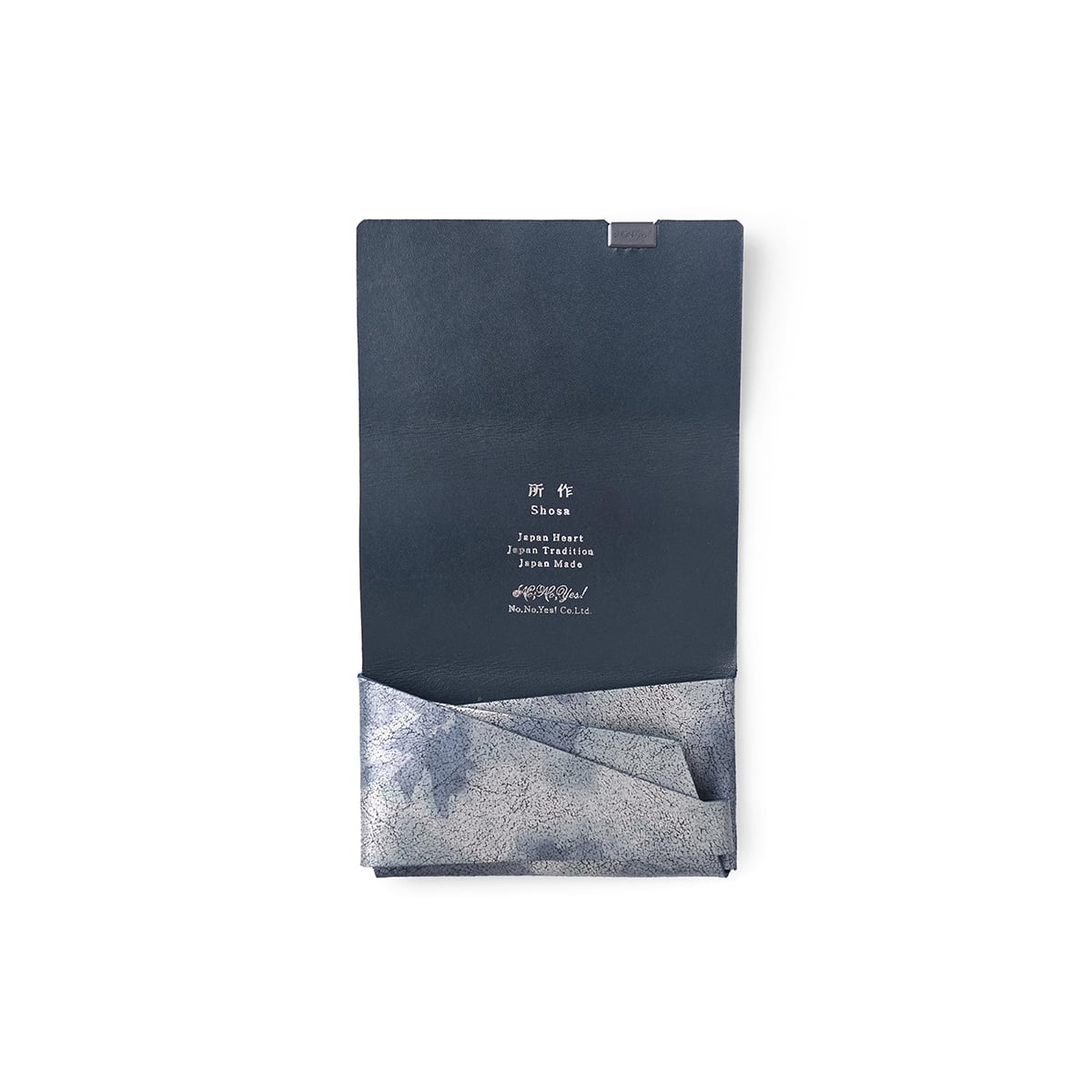 睡蓮画 フローラル（＆ネイビー）カードケース | 所作 Shosa