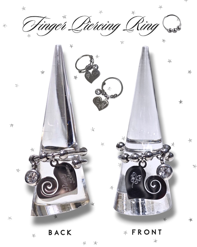 Finger Piercing Ring ৎ୭ ⊹⁺