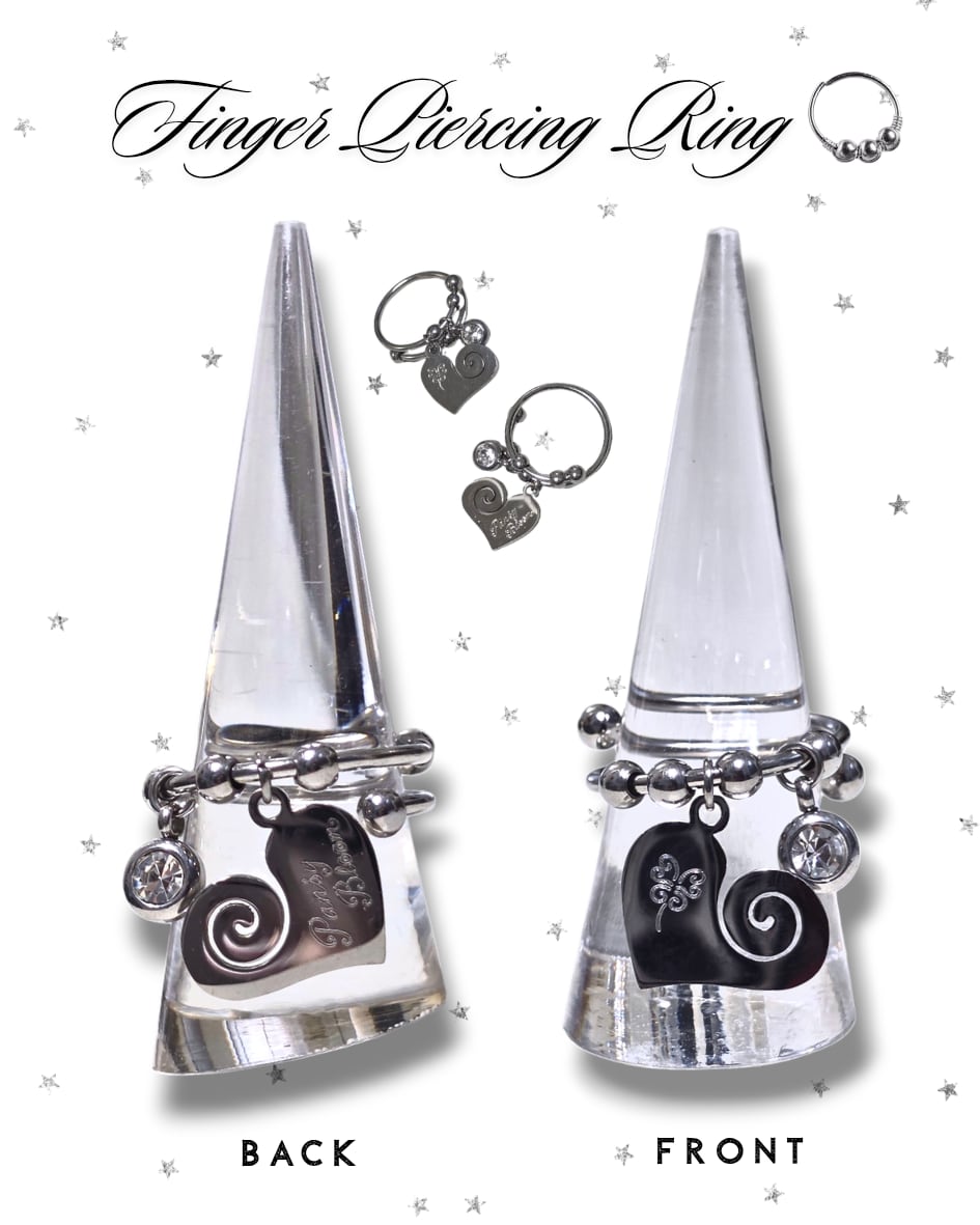 Finger Piercing Ring ৎ୭ ⊹⁺