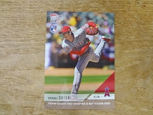 2018 TOPPS NOW 大谷翔平 04.01.18 RC（英語版）