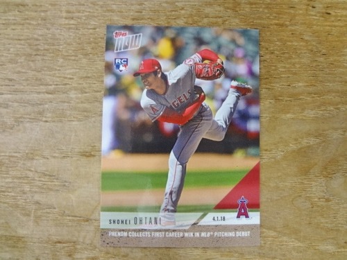 2018 TOPPS NOW 大谷翔平 04.01.18 RC（英語版）