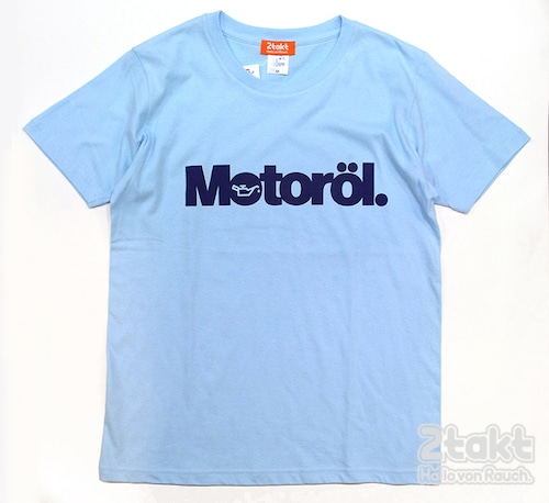 2takt T-shirt/Motoröl/Light Blue