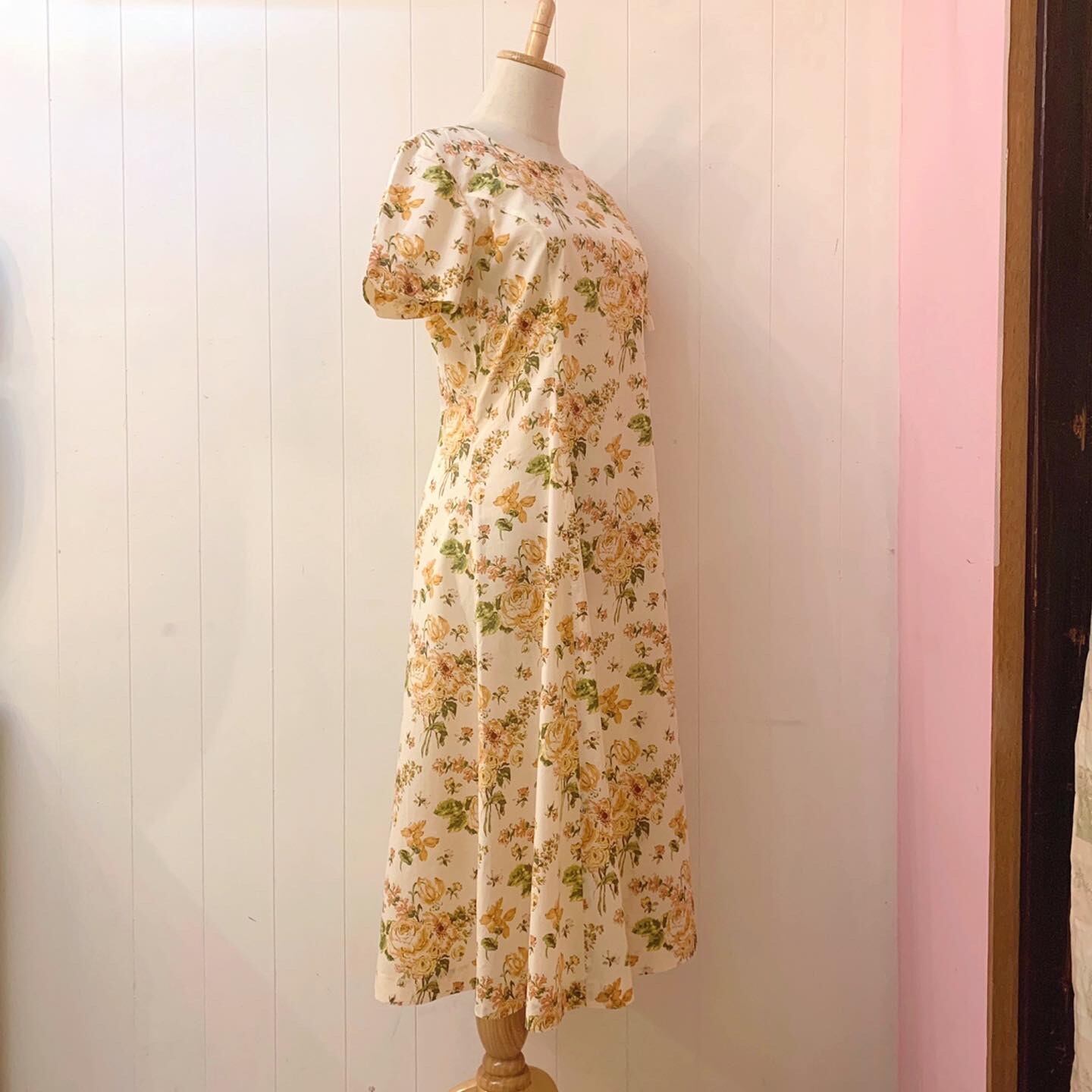 / orange rose one-piece