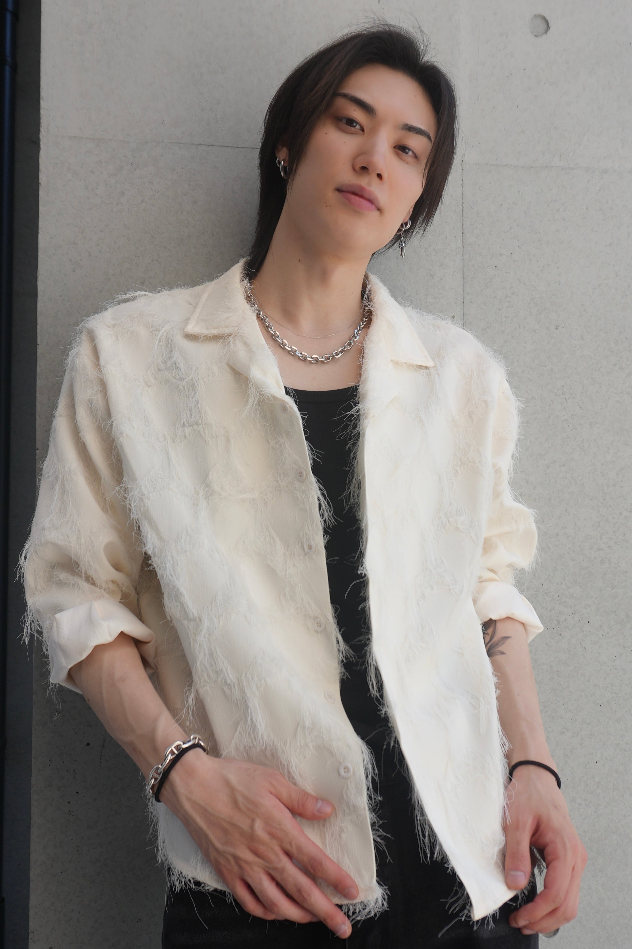 ALUDE セットアップ 白 ALUDE】韓国メンズファッション