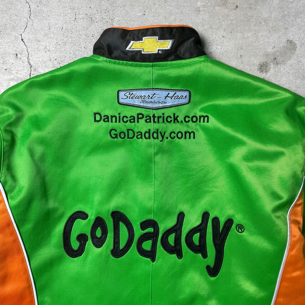 GoDaddy racing jacket レーシングジャケット 00年代 CHASE AUTHENTICS GoDaddy レーシングジャケット 企業ロゴ