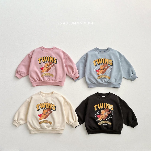 【ﾉﾍﾞﾙﾃｨ＆送料無料】Super Bear Sweatshirt / vivid-i