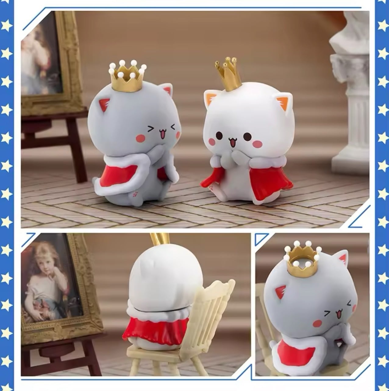匿名配送・Mitao Cat(蜜桃猫)】ブラインドフィギュア第3段 王様ゴマ