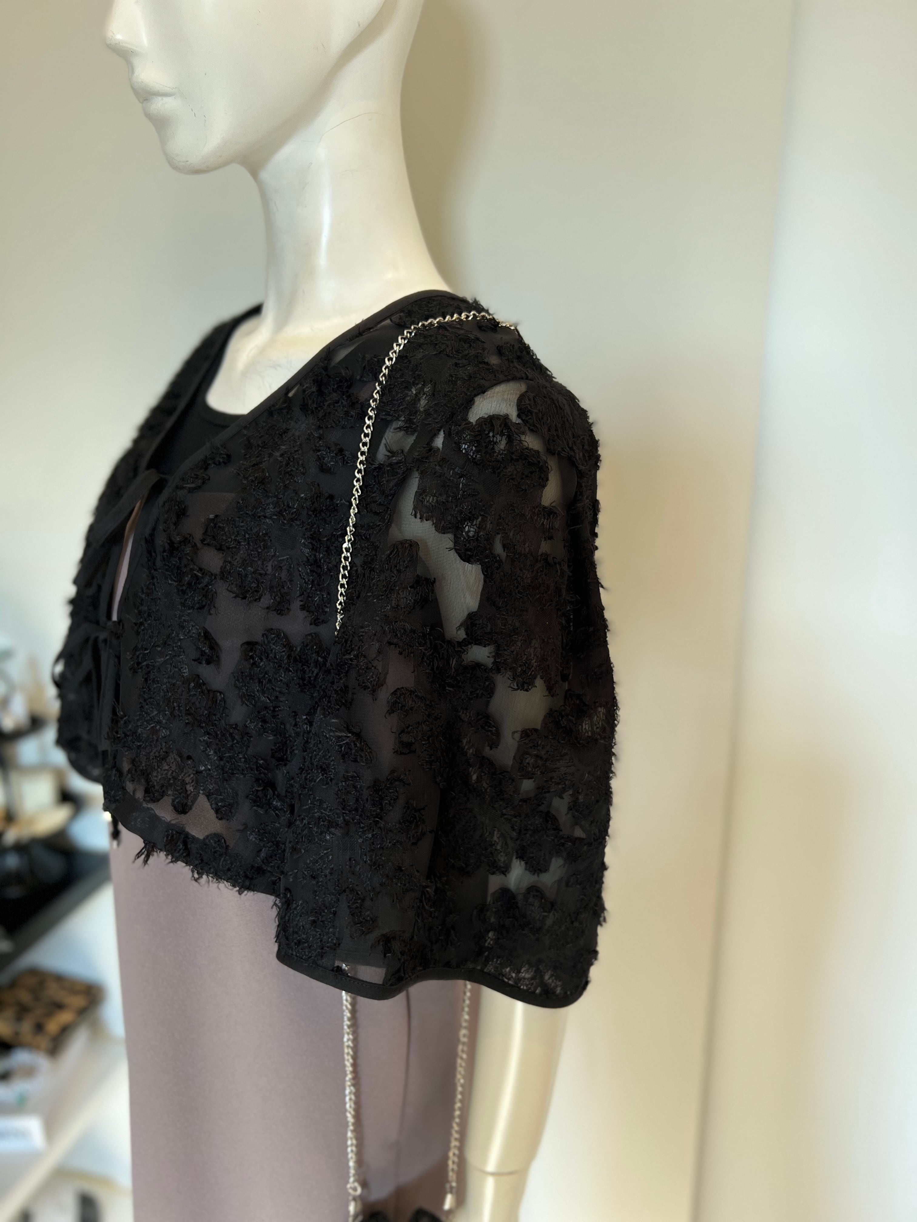 【CHIGNON】1554-016KK カットジャガードボレロ