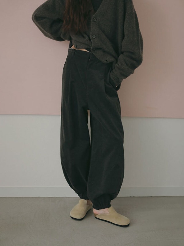 ETRE TOKYO コーデュロイカーブジョガーパンツ