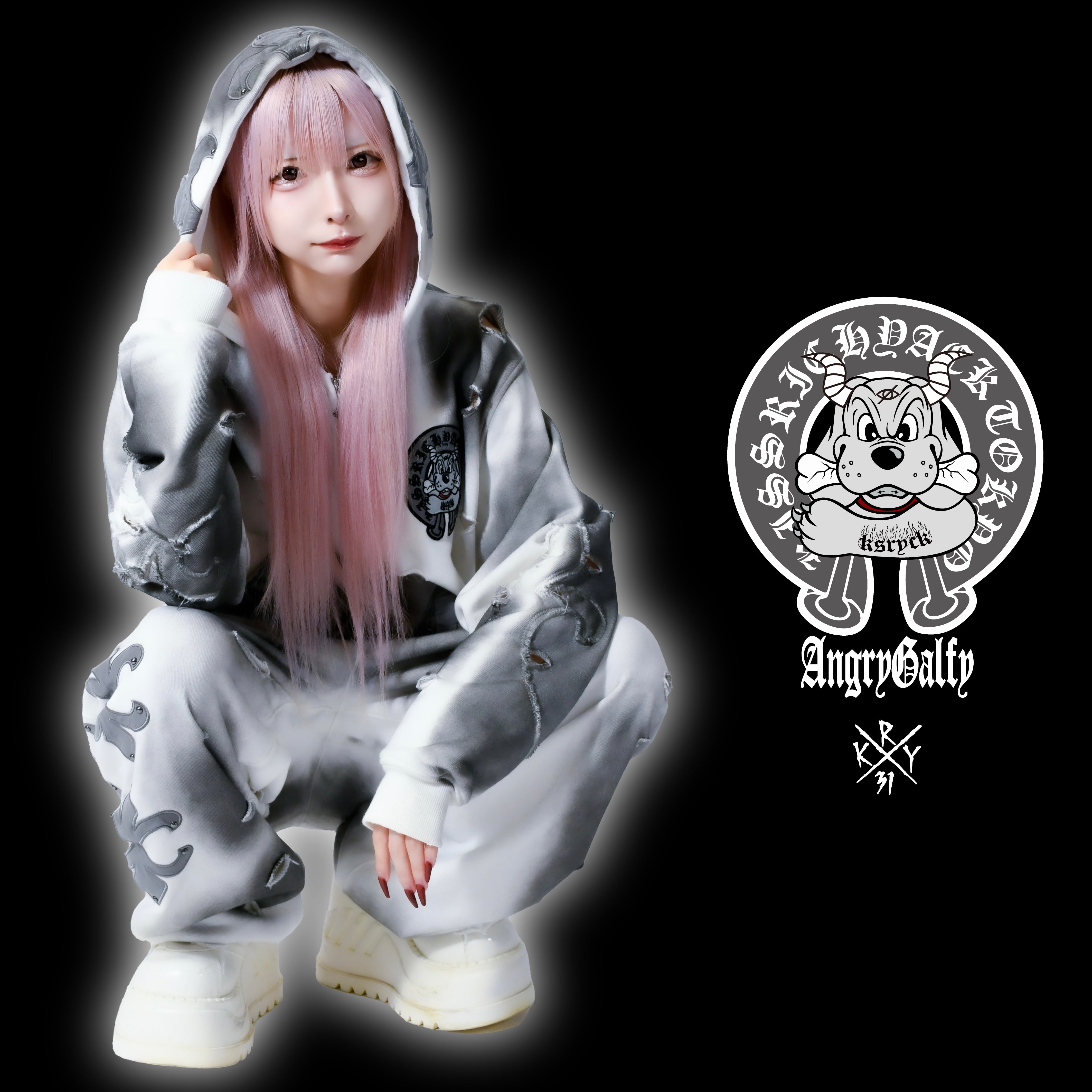 即納】「蹴威の百合の紋章パーカー」 | KRY clothing