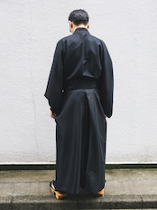 馬乗り袴　バーズアイブラック　[ C234 C235 C238]