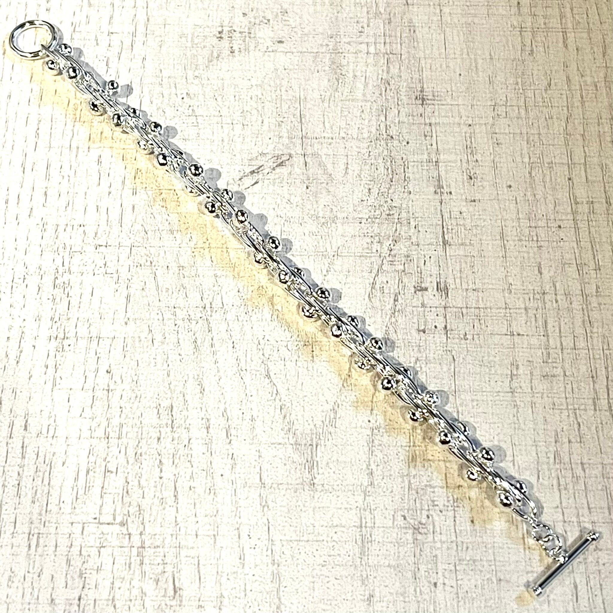 MEXICO MADE DNA CHAIN MANTEL BRACELET -SILVER925- マンテル