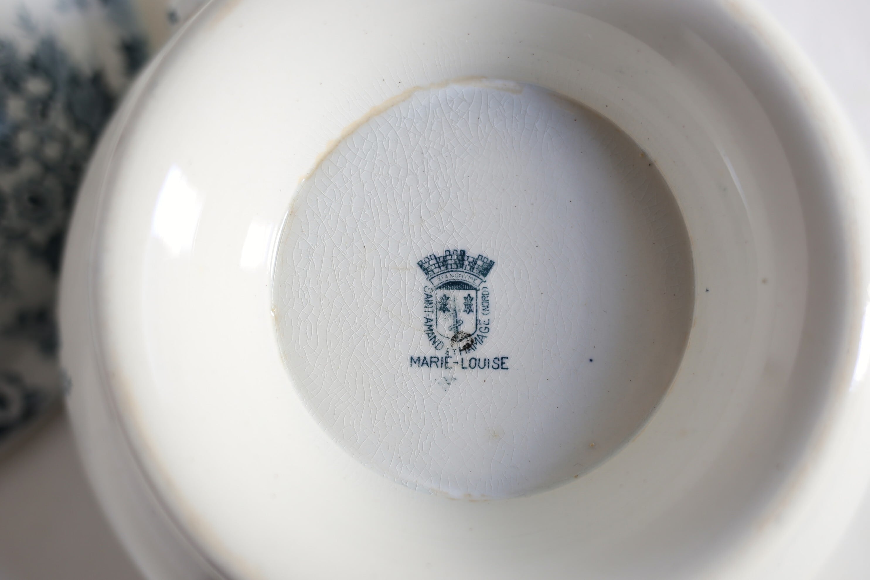 フランス アンティーク ヴィンテージ サンタマン 『MARIE-LOUISE
