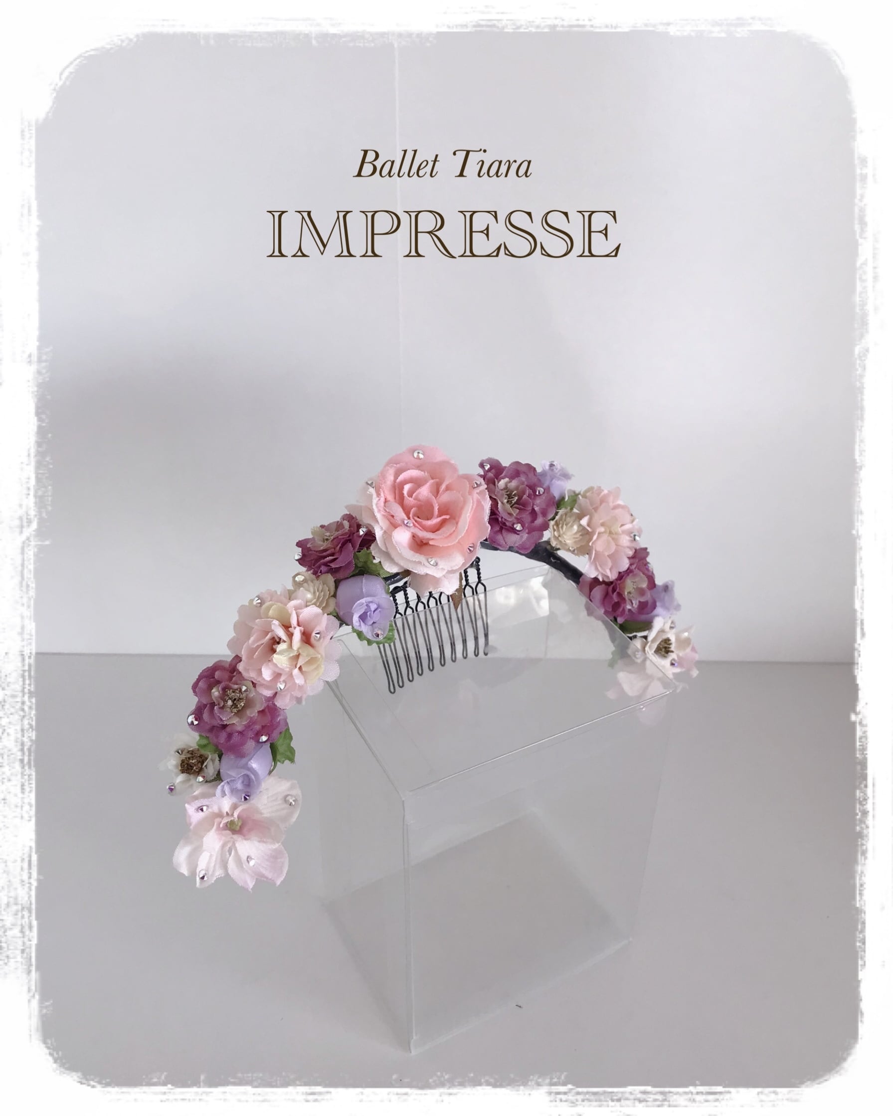 バラ飾り＆サイドパーツ【2】 | IMPRESSE Ballet Tiara
