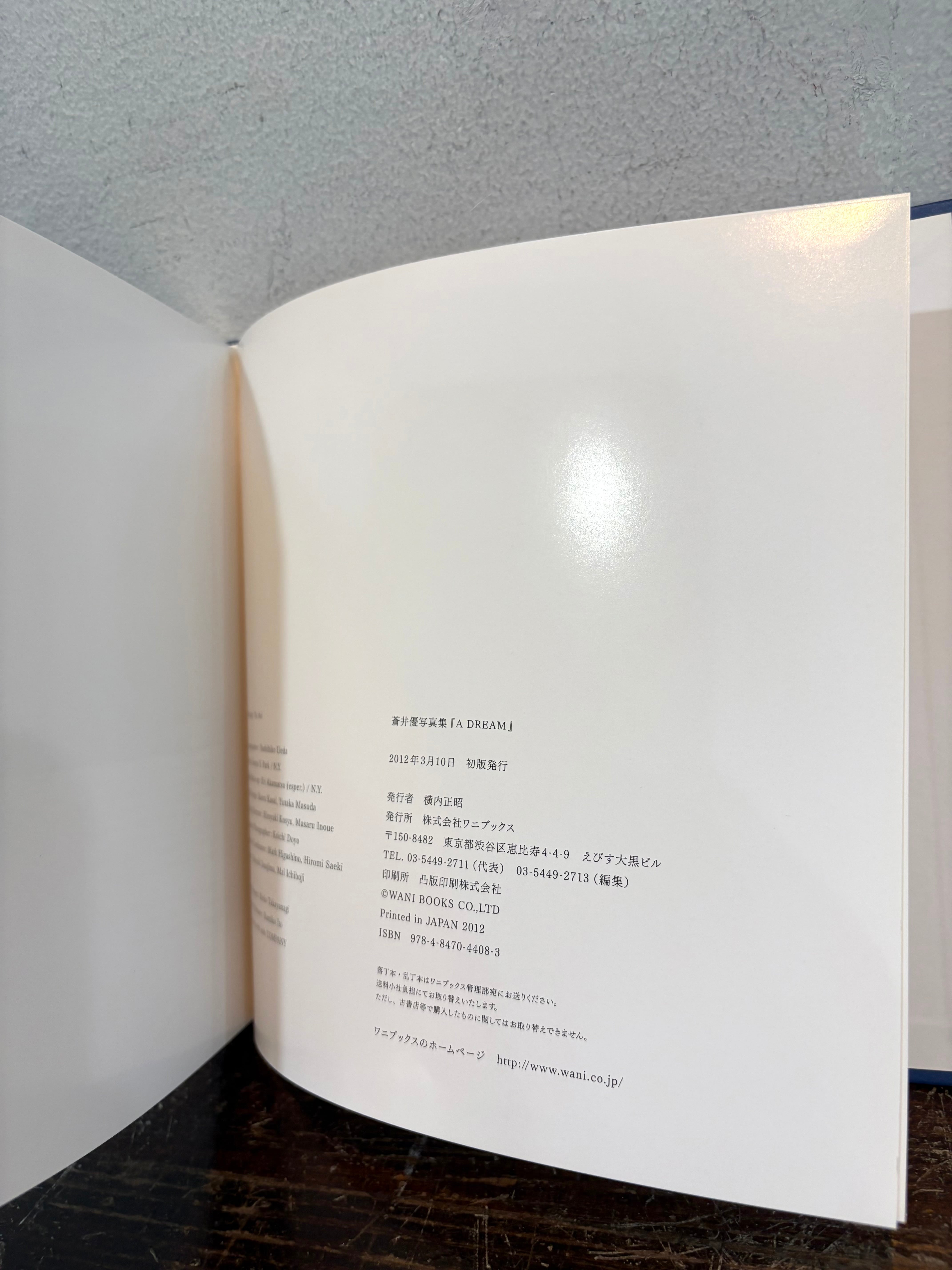A DREAM 蒼井優 上田義彦写真集 | PAY ID