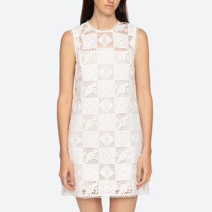 SEA NY　MELIA EMBROIDERY TANK DRESS　WHITE