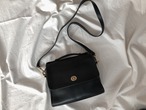 AMERICA 1990’s OLD COACH “Black Leather” 2way bag