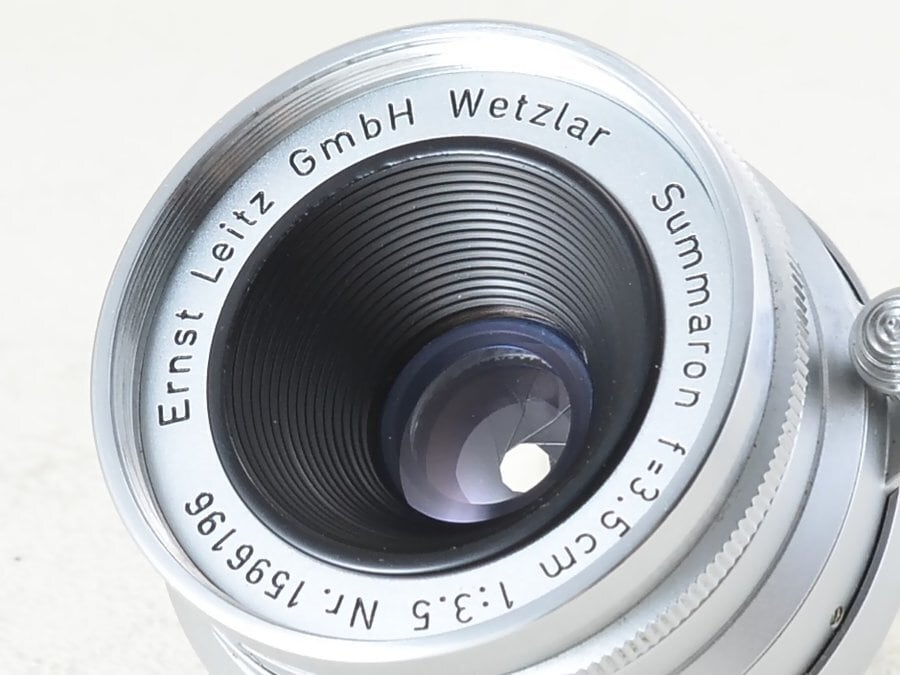 Leica SUMMARON L 35mm F3.5 ブルーコート Mアダプター付 整備済