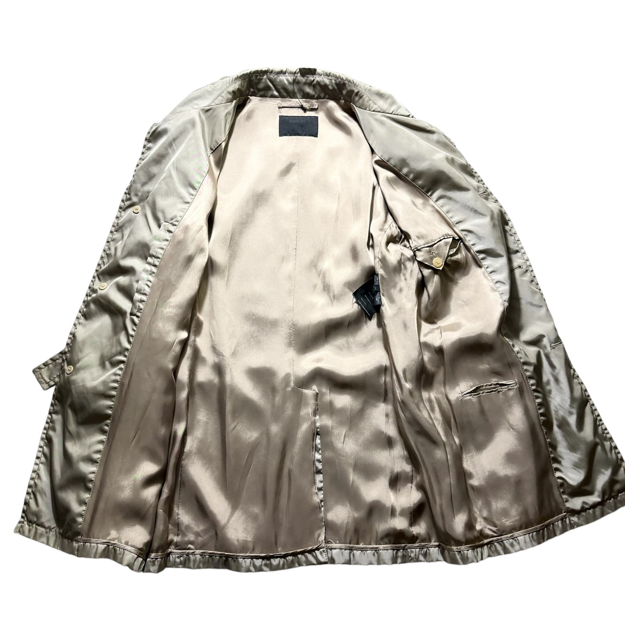 PRADA nylon motorcycle coat