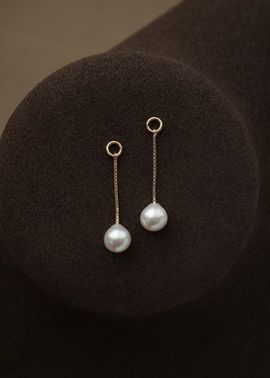 Charm -Peak Drop Long- White