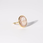 【13号】ピンクルチルクォーツ リング（グラン）