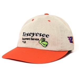[YESEYESEE] Y.E.S Company Cap Beige/Orange 正規品 韓国ブランド 韓国代行 韓国通販 韓国ファッション 帽子 キャップ