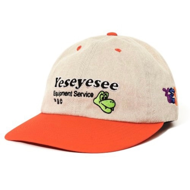 [YESEYESEE] Y.E.S Company Cap Beige/Orange 正規品 韓国ブランド 韓国代行 韓国通販 韓国ファッション 帽子 キャップ