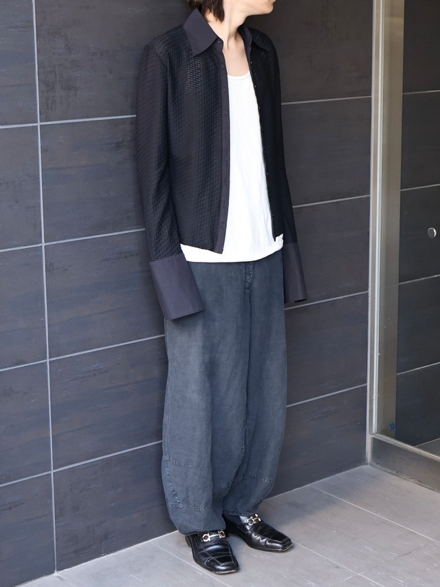 deformed tapered pants