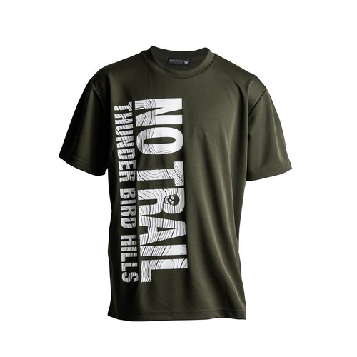 Tシャツ NO TRAIL（オリーブ）
