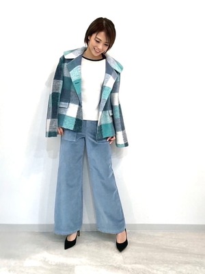 デニム風コーデュロイパンツ