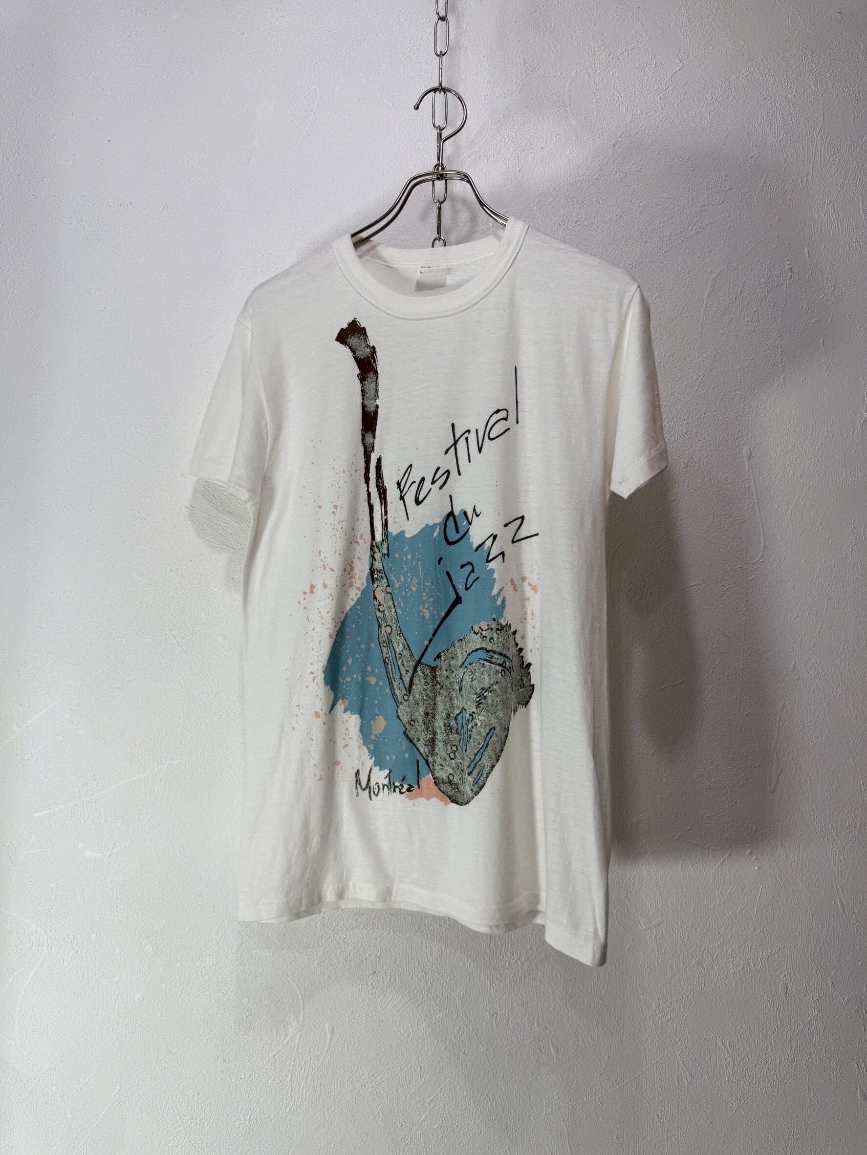 80~90’s CANADA made “Jazz de Montréal” T-shirt