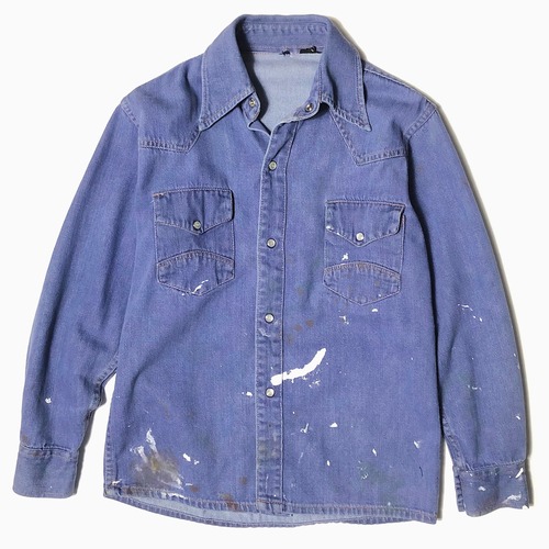 Vintage 70's Grunge Denim Shirt