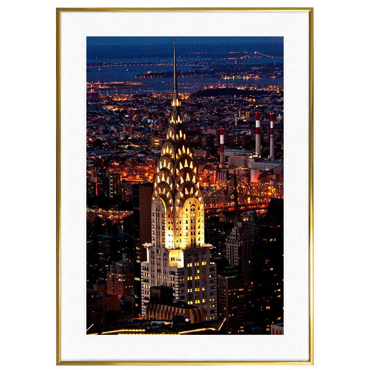 アメリカ写真 ニューヨーク クライスラー・ビルディング インテリア アートポスター額装 AS4785