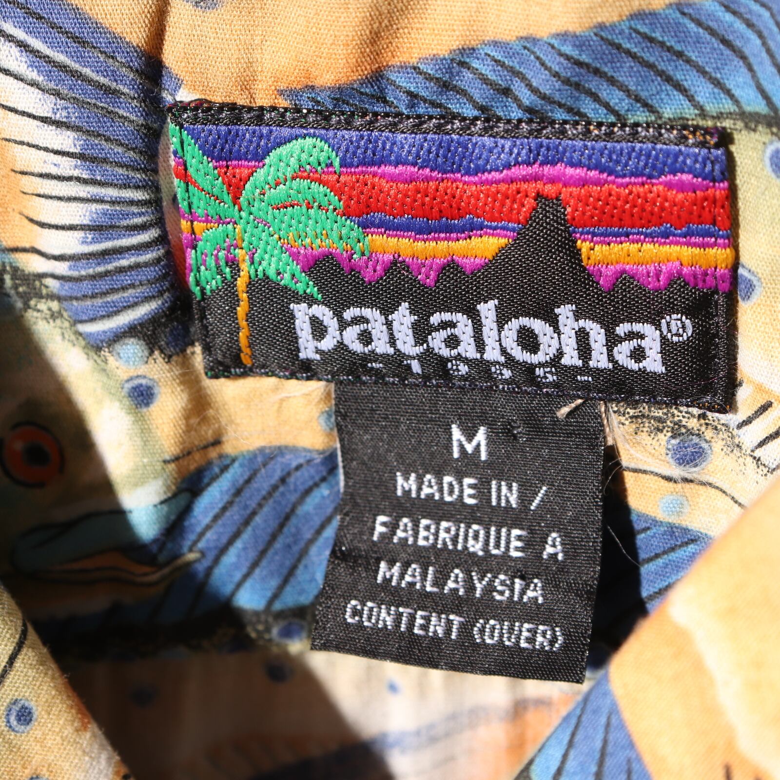 極美品 M 95年 マヒマヒ パタゴニア patagonia パタロハ シャツ 総柄 