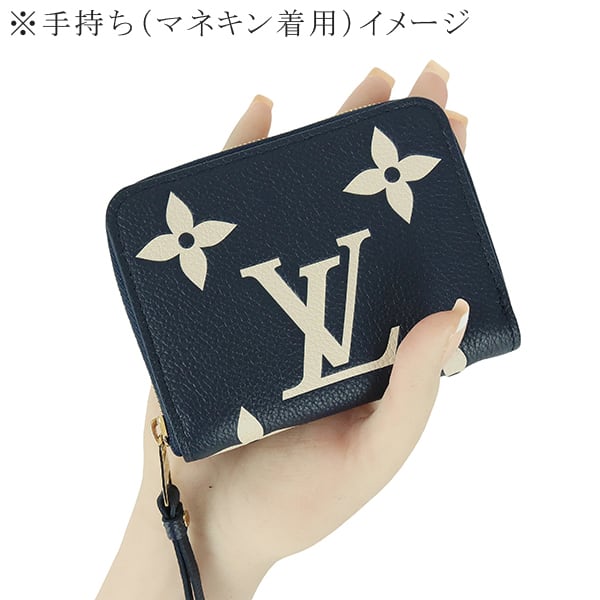 New LOUIS VUITTON ルイヴィトン ジッピーコインパース モノグラムアン