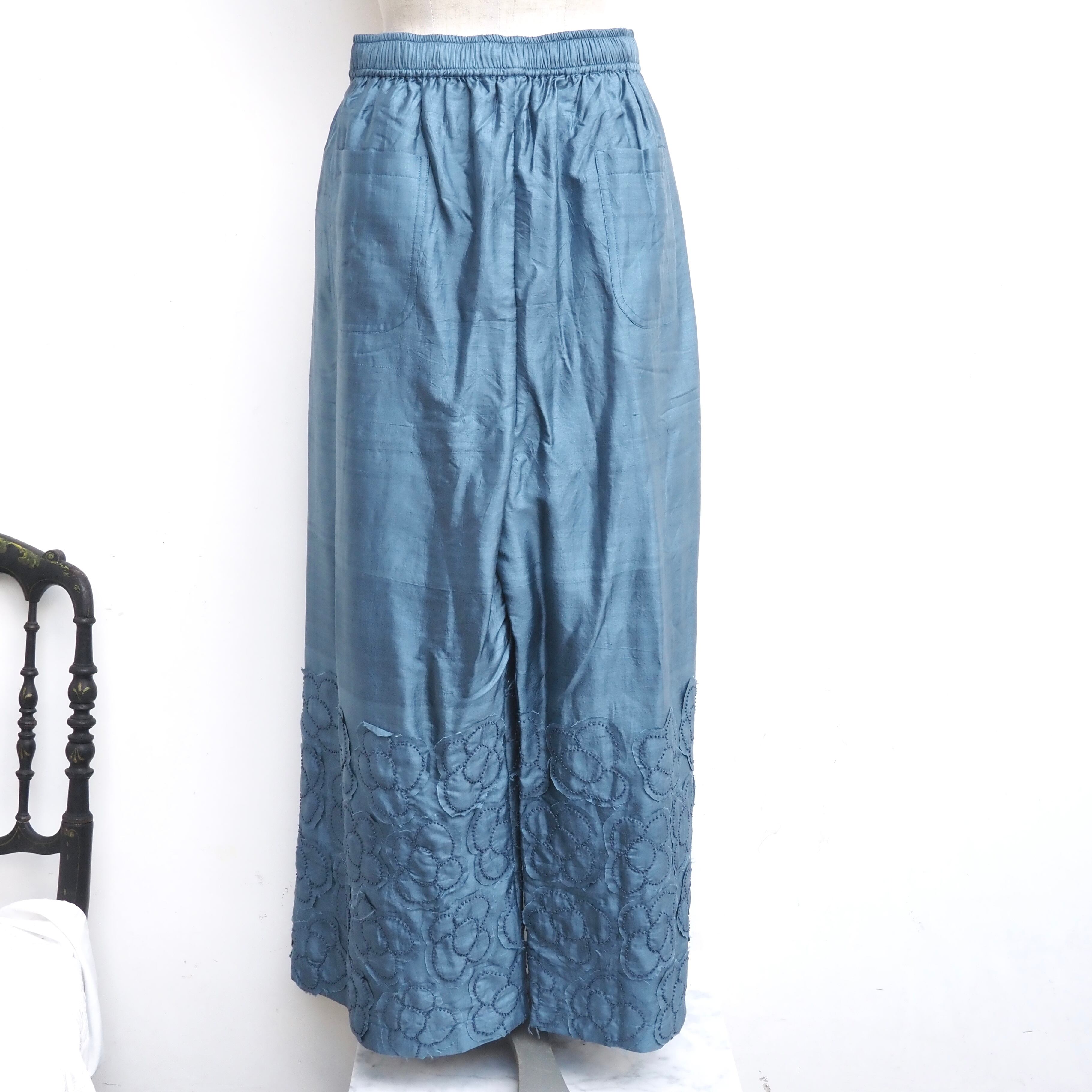 BUNON/Kahdi Silk flower pants