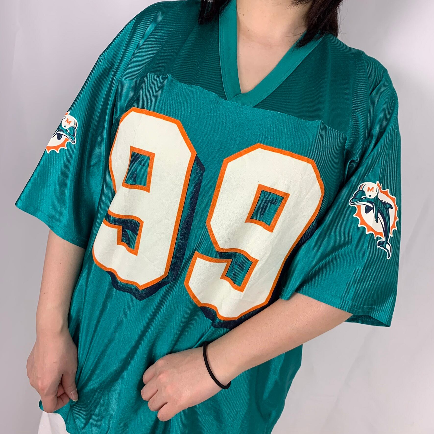 ミッチェルアンドネス ドルフィンズ ゲームシャツ 4XL NFL