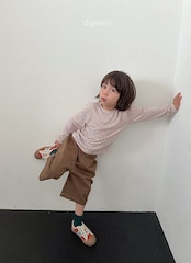 韓国子供服 / Digreen / 26Autumn / stripe latte tee / 長袖Tシャツ *S~XXL*