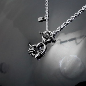 THORNY HEART NECKLACE T-BAR / ソーニーハートTバーネックレス