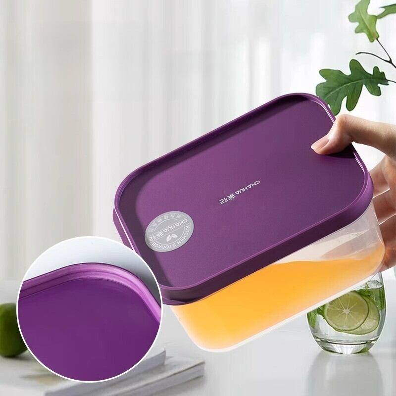Tupperware 中型保存容器 グリーン・パープル Amazon.com: Tupperware Large Square Pick-a-Deli Container in